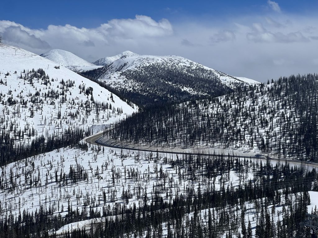 View of Monarch Pass from Monarch Mountain